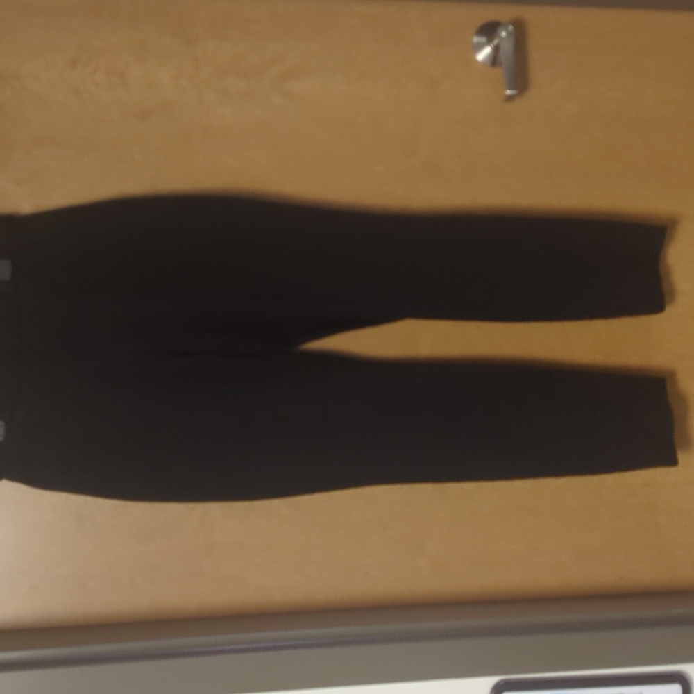Banana Republic Sloan Trousers • High Waist Straight Leg Pants • Black Stretch 4